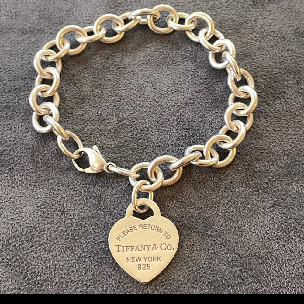 Please Return to Tiffany Heart tag Bracelet